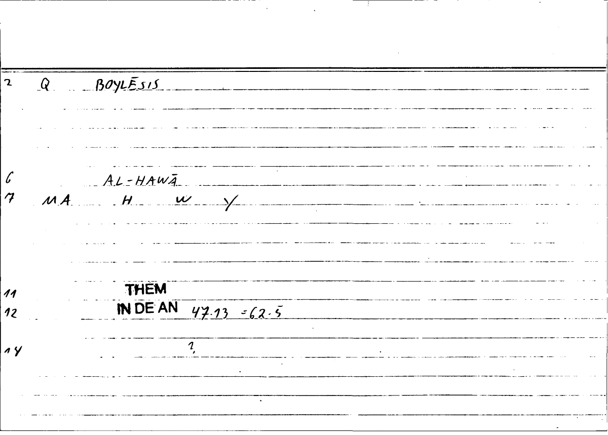 Filecard Them.In-De-an.1967