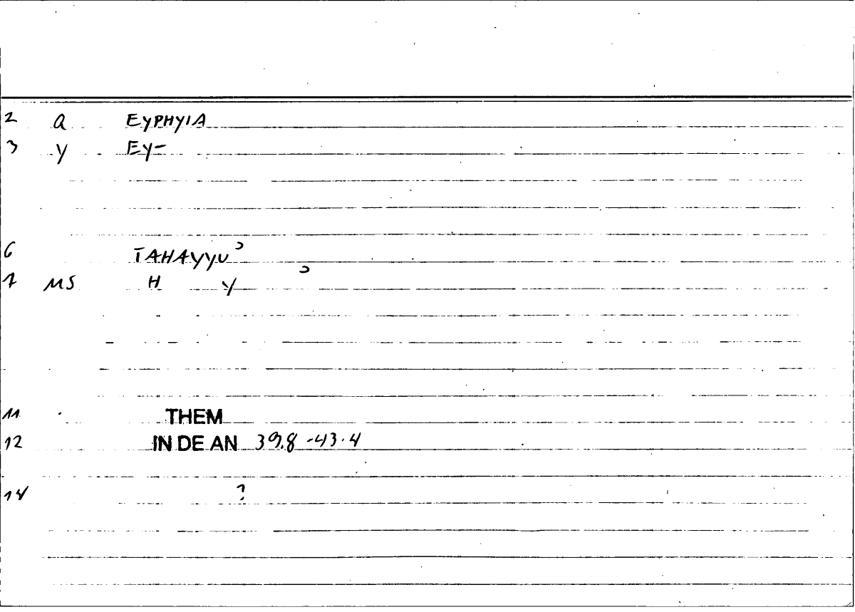 Filecard Them.In-De-an.1975