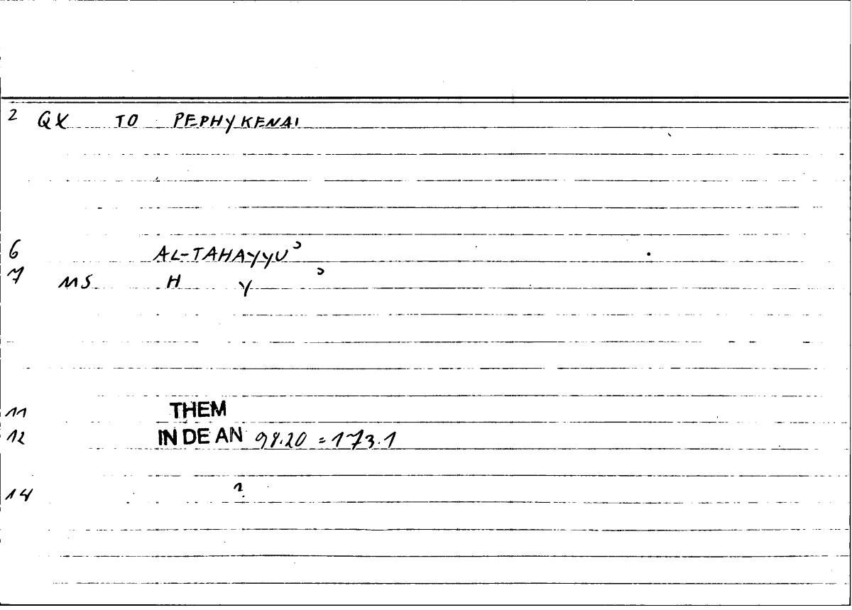 Filecard Them.In-De-an.1976