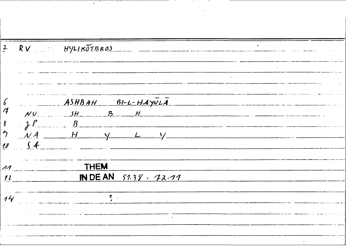 Filecard Them.In-De-an.1981