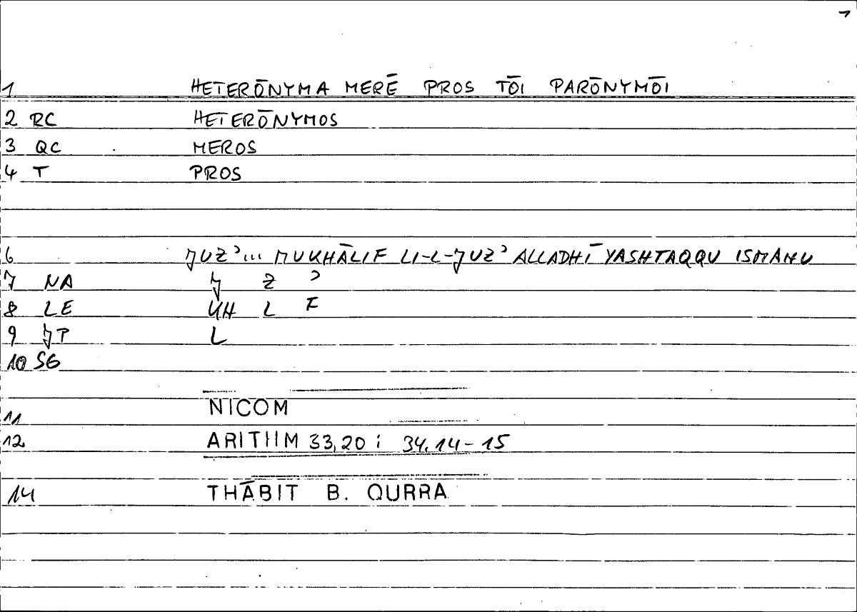 Filecard Nicom.Arithm.0193