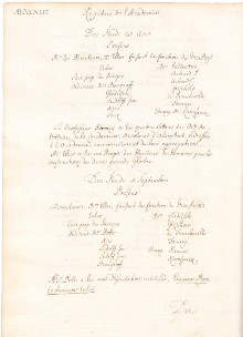 Scan des Originalprotokolls vom 25. August 1746