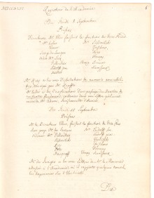 Scan des Originalprotokolls vom 15. September 1746