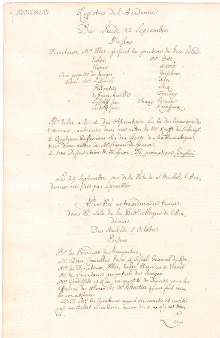 Scan des Originalprotokolls vom 22. September 1746
