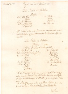 Scan des Originalprotokolls vom 19. Oktober 1747