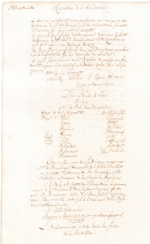 Scan des Originalprotokolls vom 08. Mai 1749