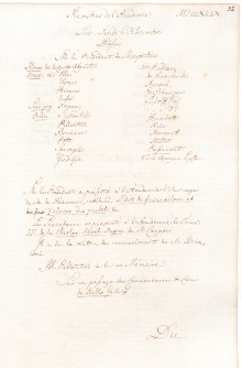 Scan des Originalprotokolls vom 06. November 1749