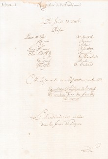 Scan des Originalprotokolls vom 12. April 1753