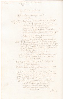 Scan des Originalprotokolls vom 19. Januar 1752