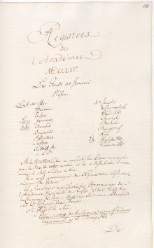 Scan des Originalprotokolls vom 10. Januar 1754