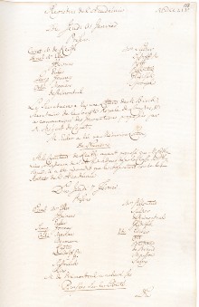 Scan des Originalprotokolls vom 31. Januar 1754