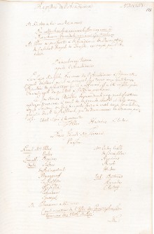 Scan des Originalprotokolls vom 19. Februar 1756
