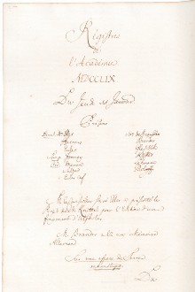 Scan des Originalprotokolls vom 11. Januar 1759