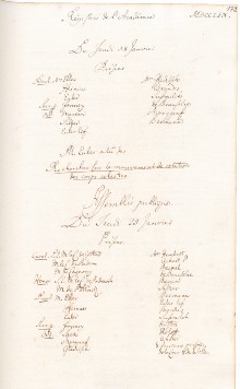 Scan des Originalprotokolls vom 18. Januar 1759