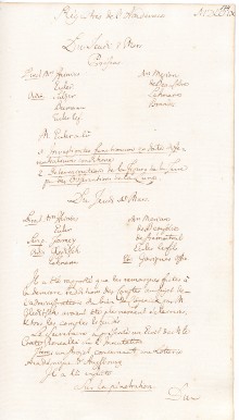 Scan des Originalprotokolls vom 15. März 1759