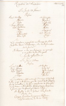 Scan des Originalprotokolls vom 03. März 1757