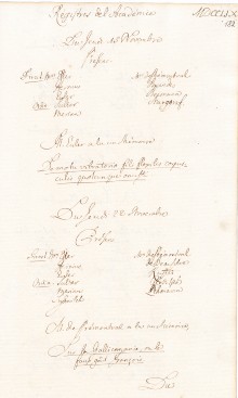 Scan des Originalprotokolls vom 22. November 1759