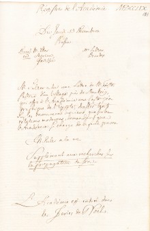 Scan des Originalprotokolls vom 13. Dezember 1759