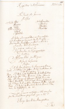 Scan des Originalprotokolls vom 17. Januar 1760