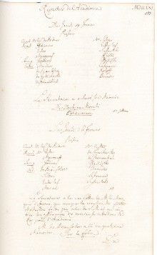 Scan des Originalprotokolls vom 26. Februar 1761