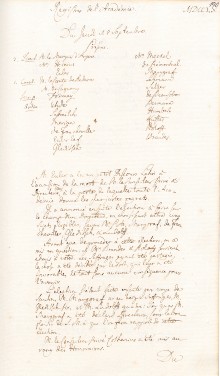 Scan des Originalprotokolls vom 18. September 1760
