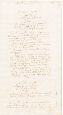 Scan des Originalprotokolls vom 21. Mai 1763