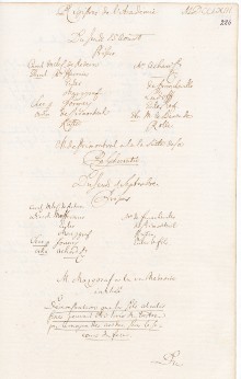Scan des Originalprotokolls vom 25. August 1763