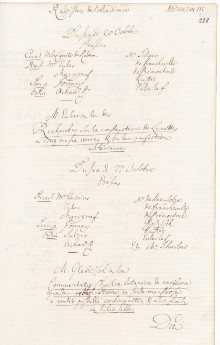 Scan des Originalprotokolls vom 27. Oktober 1763