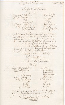 Scan des Originalprotokolls vom 17. November 1763