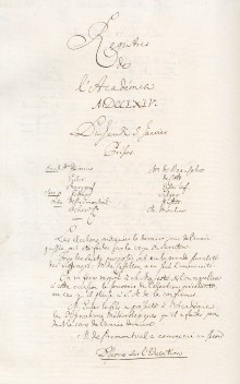 Scan des Originalprotokolls vom 05. Januar 1764