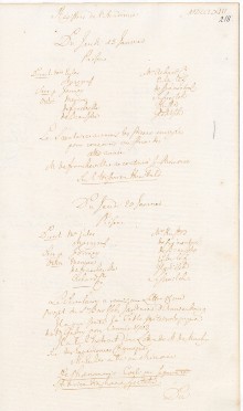 Scan des Originalprotokolls vom 20. Januar 1763