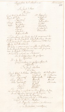 Scan des Originalprotokolls vom 14. März 1765