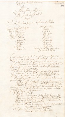 Scan des Originalprotokolls vom 30. Januar 1766