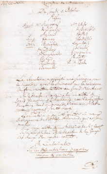 Scan des Originalprotokolls vom 01. Oktober 1772