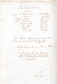 Scan des Originalprotokolls vom 10. Juni 1773