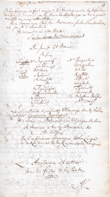 Scan des Originalprotokolls vom 21. Mai 1767
