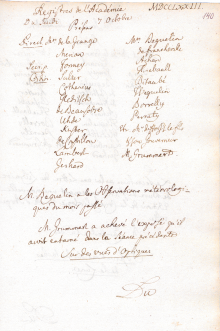 Scan des Originalprotokolls vom 07. Oktober 1773
