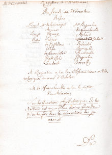Scan des Originalprotokolls vom 11. November 1773