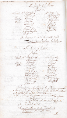 Scan des Originalprotokolls vom 9. Juli 1767
