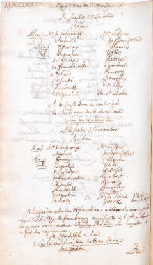 Scan des Originalprotokolls vom 03. November 1774