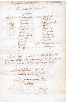 Scan des Originalprotokolls vom 10. November 1774