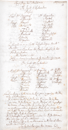 Scan des Originalprotokolls vom 3. September 1767