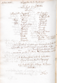 Scan des Originalprotokolls vom 21. September 1775