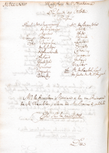 Scan des Originalprotokolls vom 19. Oktober 1775