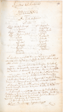 Scan des Originalprotokolls vom 04. Januar 1776