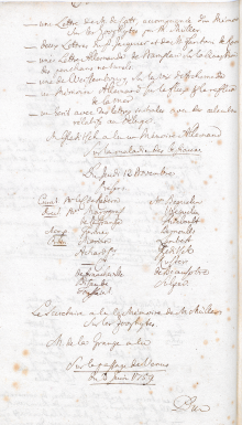 Scan des Originalprotokolls vom 12. November 1767