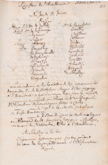 Scan des Originalprotokolls vom 12. Juni 1777