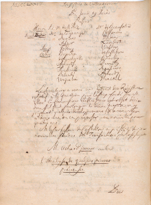 Scan des Originalprotokolls vom 19. Juni 1777