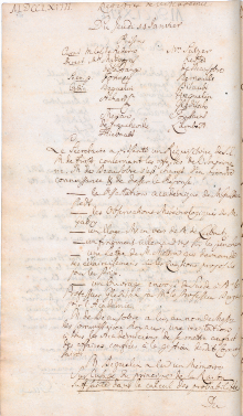 Scan des Originalprotokolls vom 14. Januar
                    1768