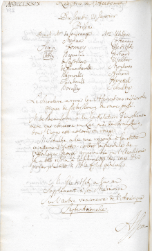 Scan des Originalprotokolls vom 21. Januar 1779